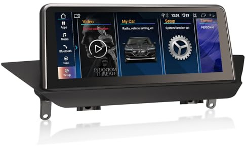 Erisin 10.25 8-Cœurs 4GO RAM+64GO ROM Android 14 GPS Stéréo Autoradio pour BMW X1 E84 CIC Système Soutien IPS iDrive Bluetooth 5.0 Dab+ sans Fil CarPlay Android Auto DSP WiFi OEM Canbus USB TPMS