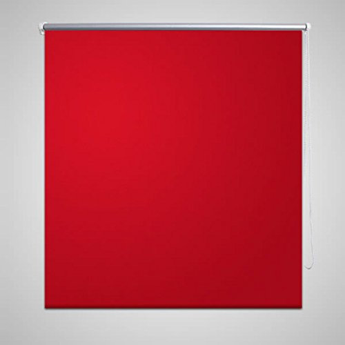 Homgoday Verdunkelungsrollo total dunkel 100 x 230 cm rot, Verdunkelungsrollo, Tageslichtvorhang, Innenrollo, Verdunkelungsvorhänge, Verdunkelungsvorhänge für Innenräume, Möbel
