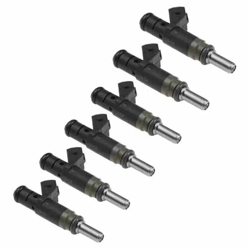 GBHPMTVC 13537506158 7506158 Auto Düsenadapter Hochohmiger Motor Kraftstoffeinspritzer Für B&MW 1 E87 116i 118i 120i 2003-2013 Auto Einspritzdüse(6pcs)