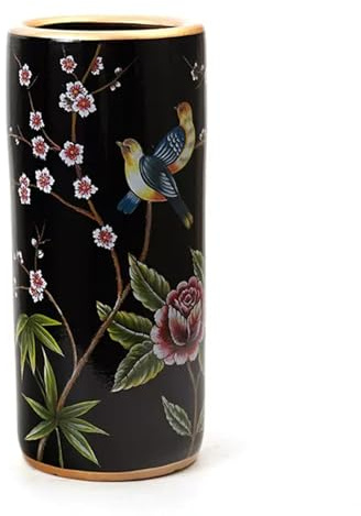 LYCDPYCD Ceramic Umbrella Stand with Non-slip Bottom, Black