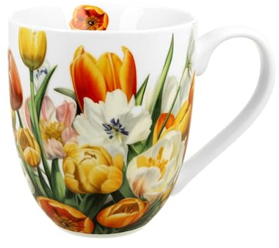 DUO Flowers Classic XXL Becher 1000 ml TULIPS New Bone China Porzellan