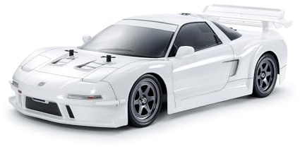 Tamiya 47506 1:10 RC Honda NSX Racing TT-02 Weiß Lackiert - ferngesteuertes Auto, Fahrzeug, Modellbau, Zusammenbauen, Hobby, RC Bausatz, vorlackiert