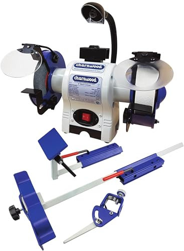 CHARNWOOD BG6P 6 Bench Grinder & Woodturners Chisel Sharpening System