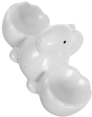 UKCOCO Huevera De Conejito De Pascua Hueveras Expositor De Huevos Huevera Encimera Decoración del Hogar Huevera Porta Hueveras Huevera para Huevos Pasados ​​por Agua Huevera De