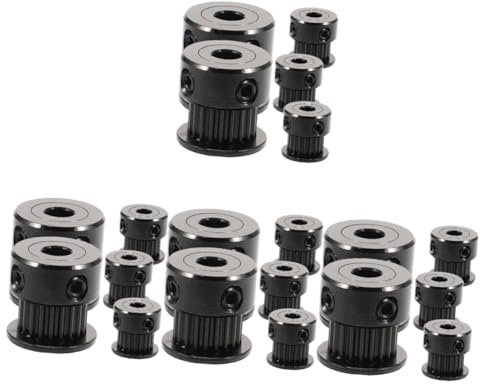 MAGICLULU 4 Sätze Synchronrad Für Zahnriemen Umlenkrolle 3D Drucker Riemenscheibenzähne Synchronrad Riemenscheibe Mechanische Zahnriemenscheibe 3D Druckerteile 5 Stück * 4