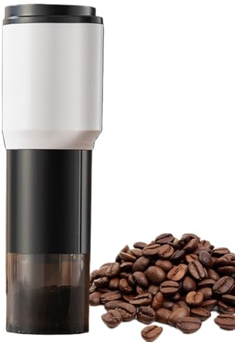 Burr Coffee Grinders for Home Use, Small Electric Rechargeable Coffee Grinder, Cordless Coffee Mill, Spices Grinder Electric, Coffee Bean Machine for Camping