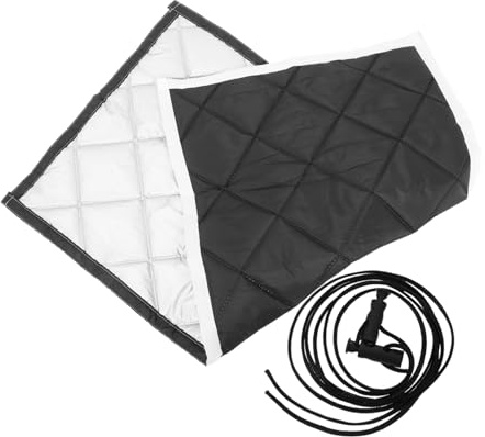 NUOBESTY Cubiertas Aislantes para Puertas Cortinas Insonorizantes Bloquean Luz y Reducen Ruido