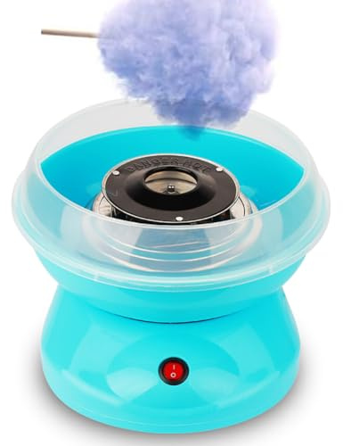 Mini Cotton Candy Machine, Home Childrens Diy Cotton Candy Machine, 450w One-button Start, Food-grade Safe Material, Suitable For Parties, Weddings And Birthdays (Blue)