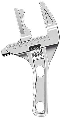 Llave Ajustable De | Llave Inglesa Ajustable De Servicio Pesado 0.5-7 Cm | Herramientas Manuales Para Fontanería Basura Automóvil Bicicleta Frenos Eléctricos | Fregadero Bicicleta Grifo Tubería