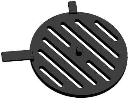 Kaminrost/Ascherost Rund Ø 185 x 10 mm passend für Wamsler** Kaminöfen inkl. Modellübersicht - Ascherost Kamin aus massivem Stahl - Feuerrost feuerfest & hitzebeständig