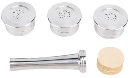 SUNGOOYUE Dosette à café Réutilisable en Acier Inoxydable pour Machine à café Q, Filtre de Protection des Arômes Longue Durée pour un Goût Individuel, Facile à Nettoyer, Compatible avec Toutes les