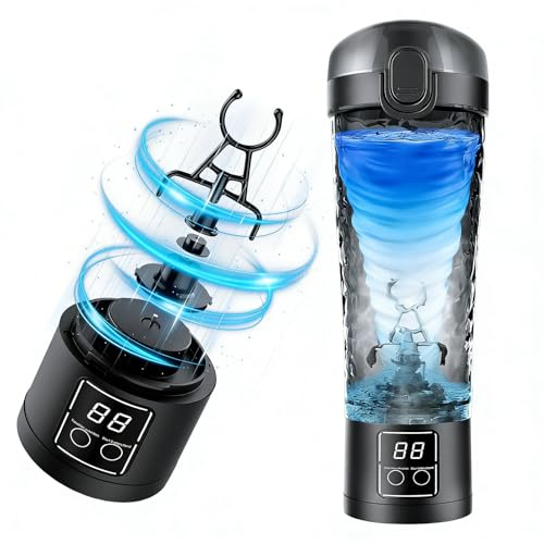 RUIHANDA Electric Protein Shaker Bottle 700ml BPA-Free, USB Rechargeable | Mixer Cup for Protein Shakes at Home, Gym & Travel, Portable & Leak-proof