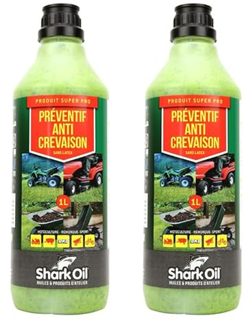 Matijardin - Préventif anti crevaison Shark Oil OKO super pro 1 litre par 2