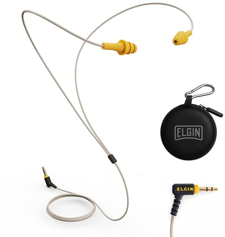 Elgin Ruckus Earplug Headphones, 25dB Noise Reduction