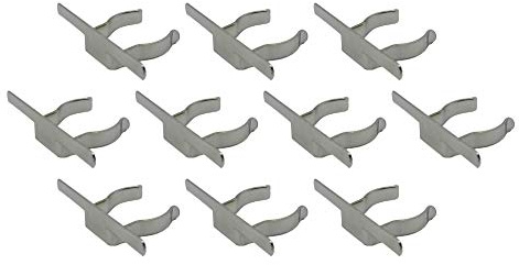 Creative Hobbies Metal Mounting Bracket for Night Light Shade - Clips onto Night Light Module Base - Pack of 10