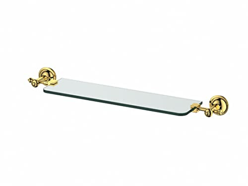 PaulGurkes Glasablage Gold Retro Nostalgie Glasregal Bad Antik