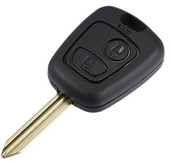 X AUTOHAUX Autoschlüssel Hülle 4 Tasten Fernbedienung Schutzhülle für Peugeot 106 306 für Citroen Berlingo Picasso Xsara C1 C2 C3 C4 C5