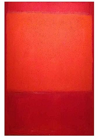 Lasite Mark Rothko Leinwandbilder Abstrakt Kunstdruck Bilder Reproduktion Leinwanddruck Bilder Leinwand Gemälde Wanddekoration Wandbild(Ungerahmt,（50x70cm） 20x28inch)