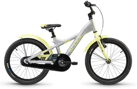 S’COOL S'COOL XXlite Kinderfahrrad | 18 Zoll Fahrrad für Kinder und Jugendliche | Fahrrad für Jungen mit sportlicher Sitzposition | Kinderfahrrad mit hochwertigen Komponenten