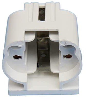 LORIER Tenedor de lámpara de 10pcs / lote G23 / Hubo 11W Ahorro de energía LED Tenedor de la lámpara de enchufe horizontal G23 Tenedor de la lámpara de enchufe de dos clavijas Soporte de lámpara