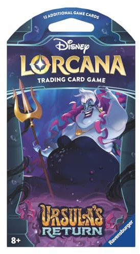 Ravensburger Disney Lorcana TCG: Ursula's Return sortiertes einzelnes Booster-Pack (12 Karten) für Kinder ab 8 Jahren