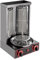 Macchina per cottura a gas verticale da 3000 W, con spiedino, kebab shawarma gyro, griglia verticale, griglia girevole con spiedino girevole Kebab
