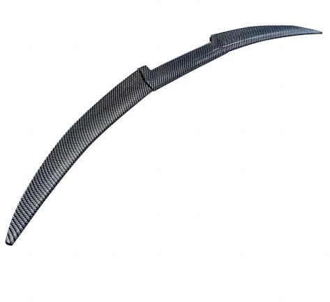 RUIDAM Voiture Aileron Arrière pour BMW X6 G06 F16 E71 E72 2008-2023, Universel Spoiler Tailfin Wing Toit Arrière Becquet Spoiler De Coffre Accessoires,B/Carbon-Fiber-Black