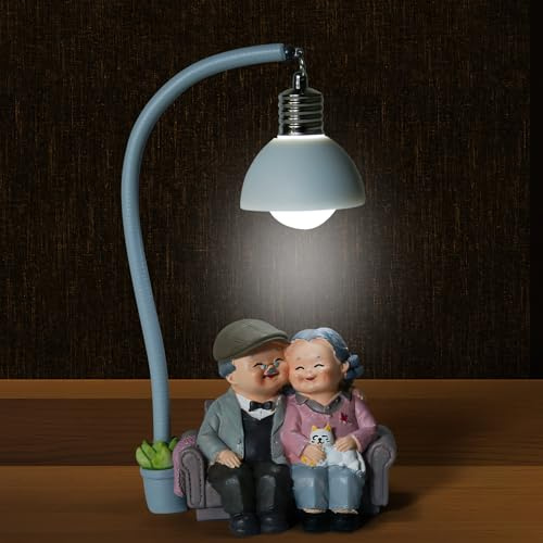 Geschenk zum Jahrestag,Oma Opa Geschenk Hochzeitstag,Oma und Opa auf Bank | Hochzeit, Jahrestag, Verlobung, für Paare,Dekorative Statuen Jahrestagsgeschenke,Hochzeitstag Geschenke für Paare
