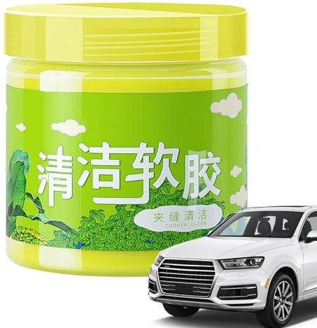 Mastic de nettoyage pour intérieur de voiture, mastic de nettoyage doux pour voiture, gel de nettoyage portable pour grille d'aération de voiture