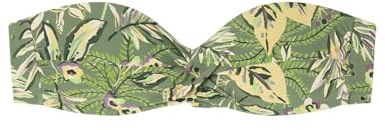 Women'secret Top Bikini Bandeau Print Tropical