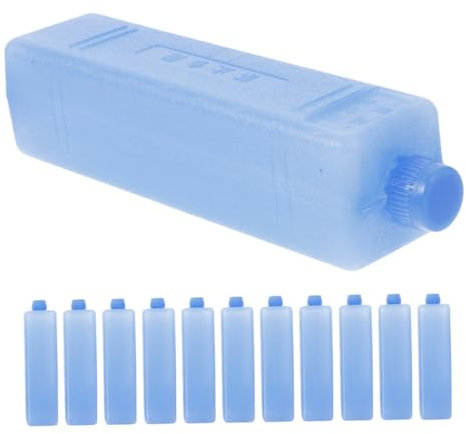 Cabilock 12pcs Ice Pack for Cooler Freezer Air Conditioner Fan Reusable Ice Blocks