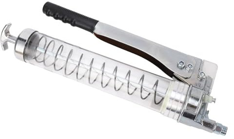 SIXRUN Pompe à Graisse Manuelle Injecteur à Graisse à Main Levier de Levier d'action de Graisse Pompe à Commutation Anti-Confiture Robuste pour Les Remorques Automobiles Marins (#2)