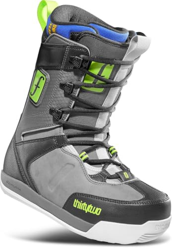 ThirtyTwo JP WLK Forum PRO Snowboard Boots - Snowboard Boots with Dual-Zone Lacing & Grippy Outsole - Black/Darkgrey - Size 9.5