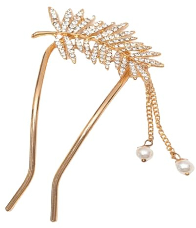 Épingle à Cheveux de Mariée en Métal à Plumage, Légère