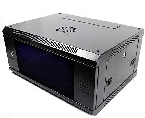 19 Inch Rack Cabinet 4U Wall Mount – Network Server Rack Enclosure 600x450mm – Ergolynx