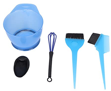 ZASCHMOY Outils de Teinture de Cheveux et Ensemble de Bols de Peignes et de Brosses de Coloration de Cheveux avec Couvre-oreilles pour un Usage Professionnel en Salon de Bricolage à