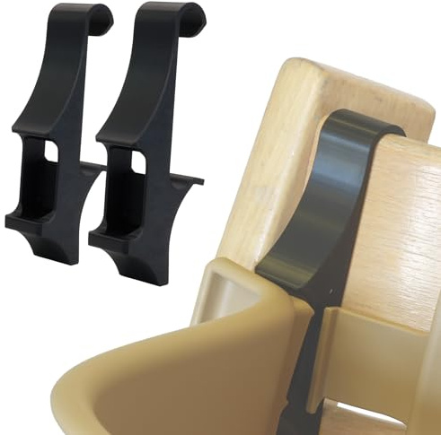 Adapter für ältere Tripp Trapp Modelle, Baby-Set Verbindung, 2003, Schwarz | Einfache Klemmbefestigung ohne Werkzeug