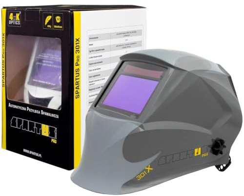 SPARTUS Pro 301X Masque de soudage automatique 1/1/1/1/1 Champ de vision 100 x 65 mm Fonction meulage MIG Wig Bestschweissen.de