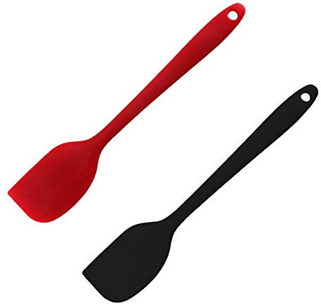 2 PCS Large Non Stick Silicone Spatulas, 28CM Dishwasher Safe Heat Resistant Rubber Spatula for Cake, Cream, Butter - Kitchen Utensils for Cooking, Mixing, Baking, Frying