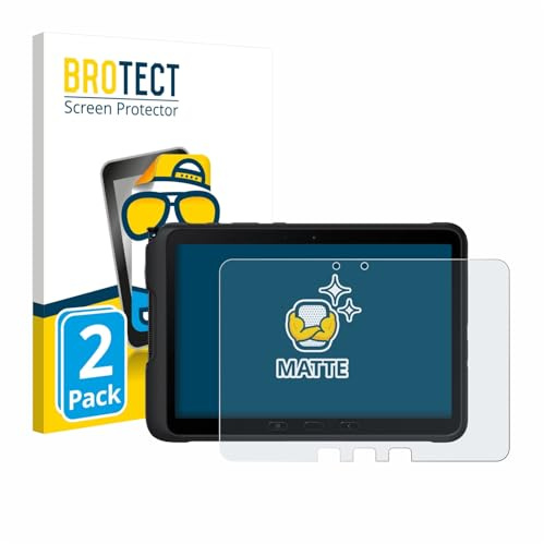 brotect Pellicola Protettiva per Samsung Galaxy Tab Active 4 Pro | 2 Pezzi Opaca Protezione Schermo Made in Germany Anti-Riflesso Anti-Impronte Proteggi Schermo