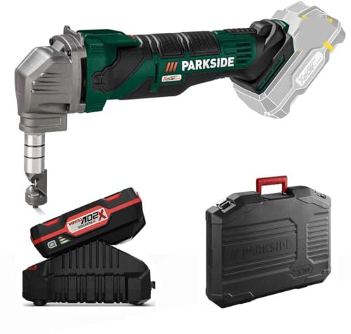 PARKSIDE® 20V Akku Knabber PMKA 20-Li - INKL. Akku (2Ah) und Ladegerät (2,4A) sowie Wandhalterung