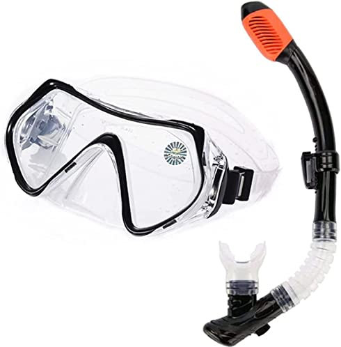 ATAAY Schnorchelmaske für Erwachsene, professionelle Schnorchel-Tauchmaske mit Anti-Fog-Brille, Tauchen, Schwimmen, einfaches Atemschlauch-Set, Schnorchelmaske für Erwachsene