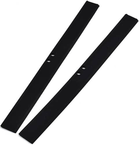 2 pieces rubber lip, 25 cm, silicone squeegee for glass surfaces, against streaks and streaks, window squeegee, replacement rubber for shower squeegee, replacement lip squeegee, window wiper, shower,