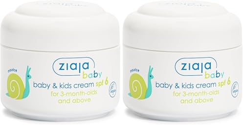 Ziaja Crema Para Niños Y Bebés Spf6, Multicolor (Paquete de 2)