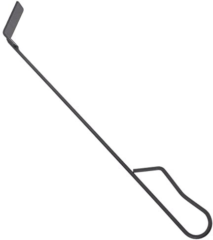 BESPORTBLE 2St Hakenasche Schaufel Holzkohle-Asche-Pokerstick Pizza-Werkzeuge Deckel tragbarer Herd Outdoor-Grillrechen Grillreiniger Schaber sauber Kelle grünes Ei Ascheschaufel Zubehör