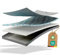 nøvera® Premium Gel Topper 90x200cm | Hohes RG 50 & H3/H4 | wolkenweicher 7-Zonen Matratzentopper 90x200cm | Oberstoff aus 100% Bio-Baumwolle | 7cm Matratzen Topper 90x200 | Luxus Matratzenauflage