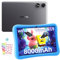 OUKITEL OT6 Tablet Para Niños - Tablet 10 Pulgadas, 16GB+64GB(1TB TF) Tablets Niños Android 13 con Lapiz, 8000mAh, WiFi 6, Google GMS, Control Parental, Widevine L1,Tablets Infantil con Funda EVA-Gris