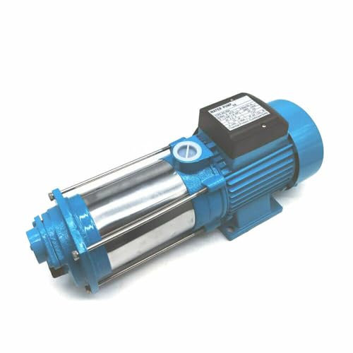 Bomba centrífuga de acero inoxidable de 2200 W, 4000 L/H, 100 m, altura de extracción, bomba de agua, bomba de jardín, bomba de alta presión para tuberías y suministro de agua