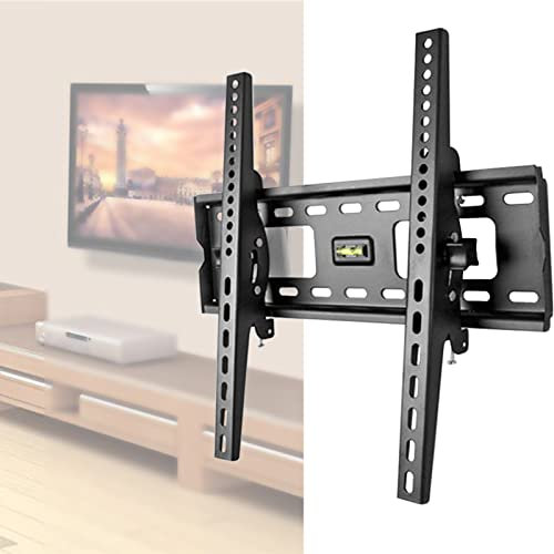 WENWENLEE Supporto da Parete per TV inclinabile per la Maggior Parte dei televisori a Schermo Piatto da 23-55 Pollici, Fino a 60 kg/132 libbre, TV Curve, Supporto Universale per TV con VESA