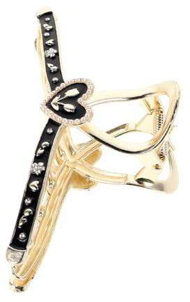 AKOOSY Fermaglio per a per Accessorio Vintage in Metallo per Spessi Clip per Acconciature Cerimonia